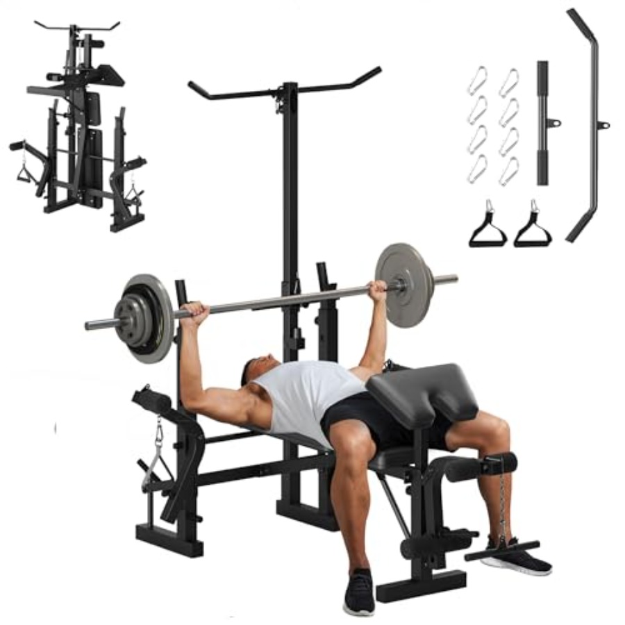 Home Gym Leg Extension - Set Bangku Latihan Kekuatan Home Gym: