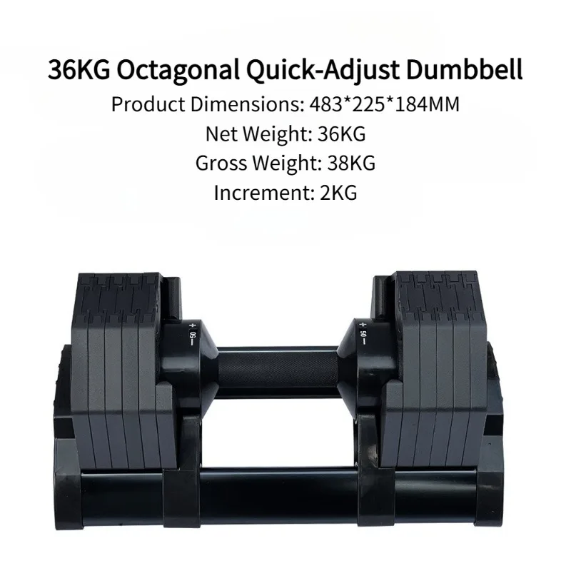 Home Gym Recommendations - Dumbbell Oktagonal 36kg yang Dapat Disesuaikan