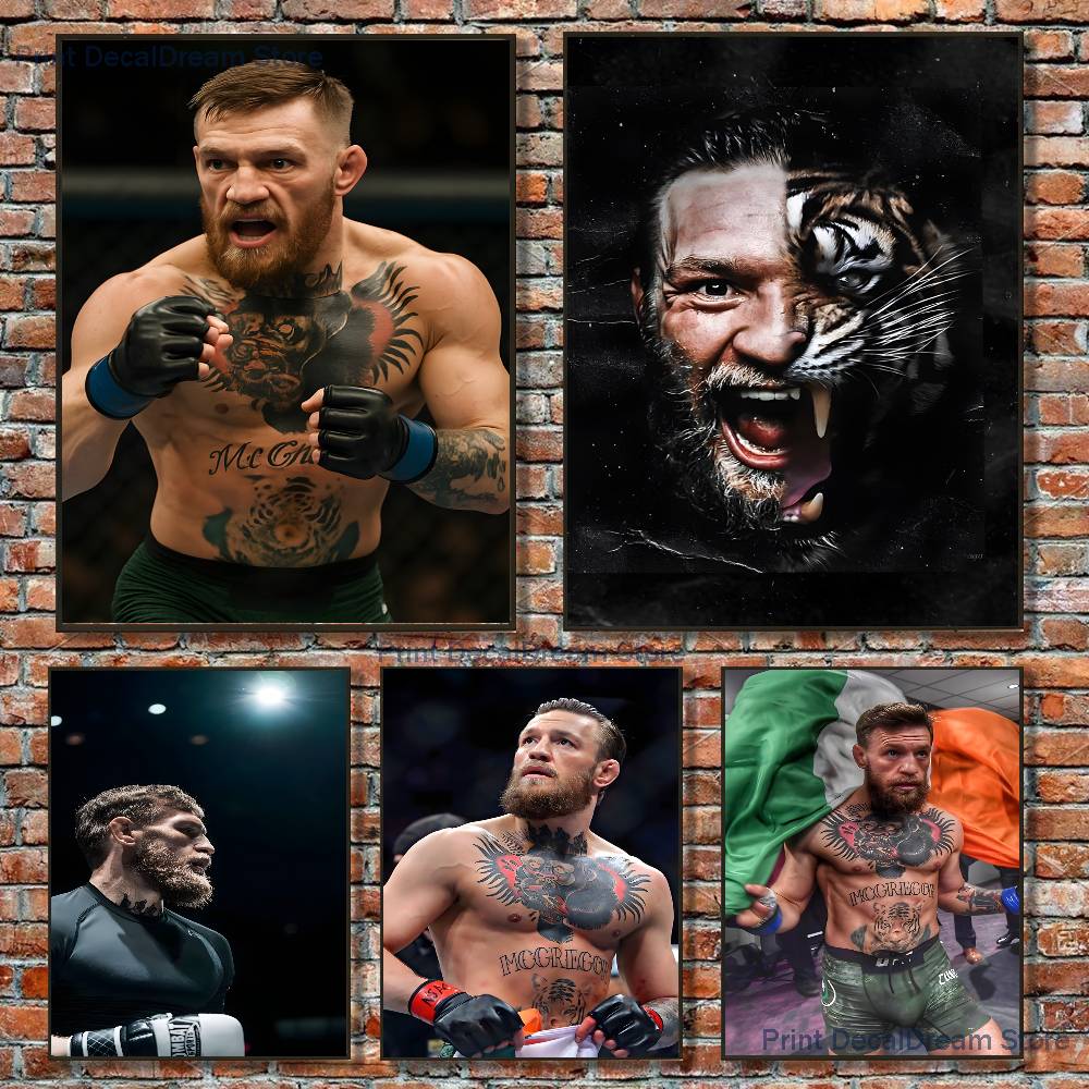 Home Gym Wallpaper - Poster C-Conor Mcgregor Lukisan Stiker Dinding