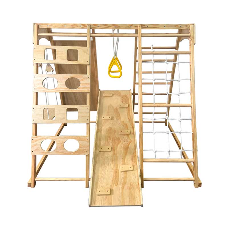 Home Gym For Toddlers - Peralatan Panjat Kayu Anak, Set Gym
