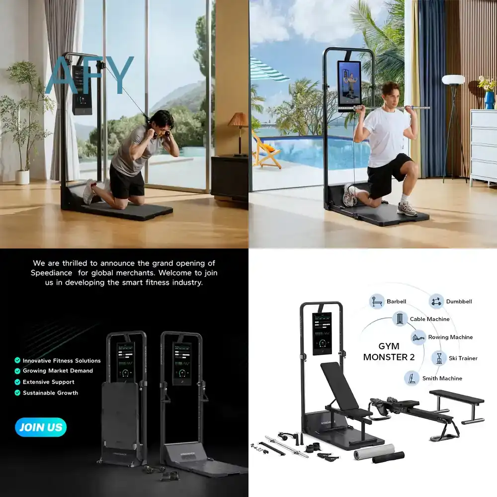 Home Gym All In One - Peralatan Kebugaran Speediance All in One