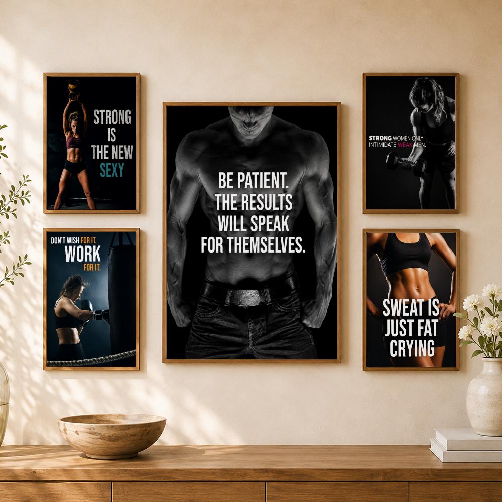 Home Gym Wallpaper - Motivasi Kebugaran Gym, Poster Kutipan Inspiratif