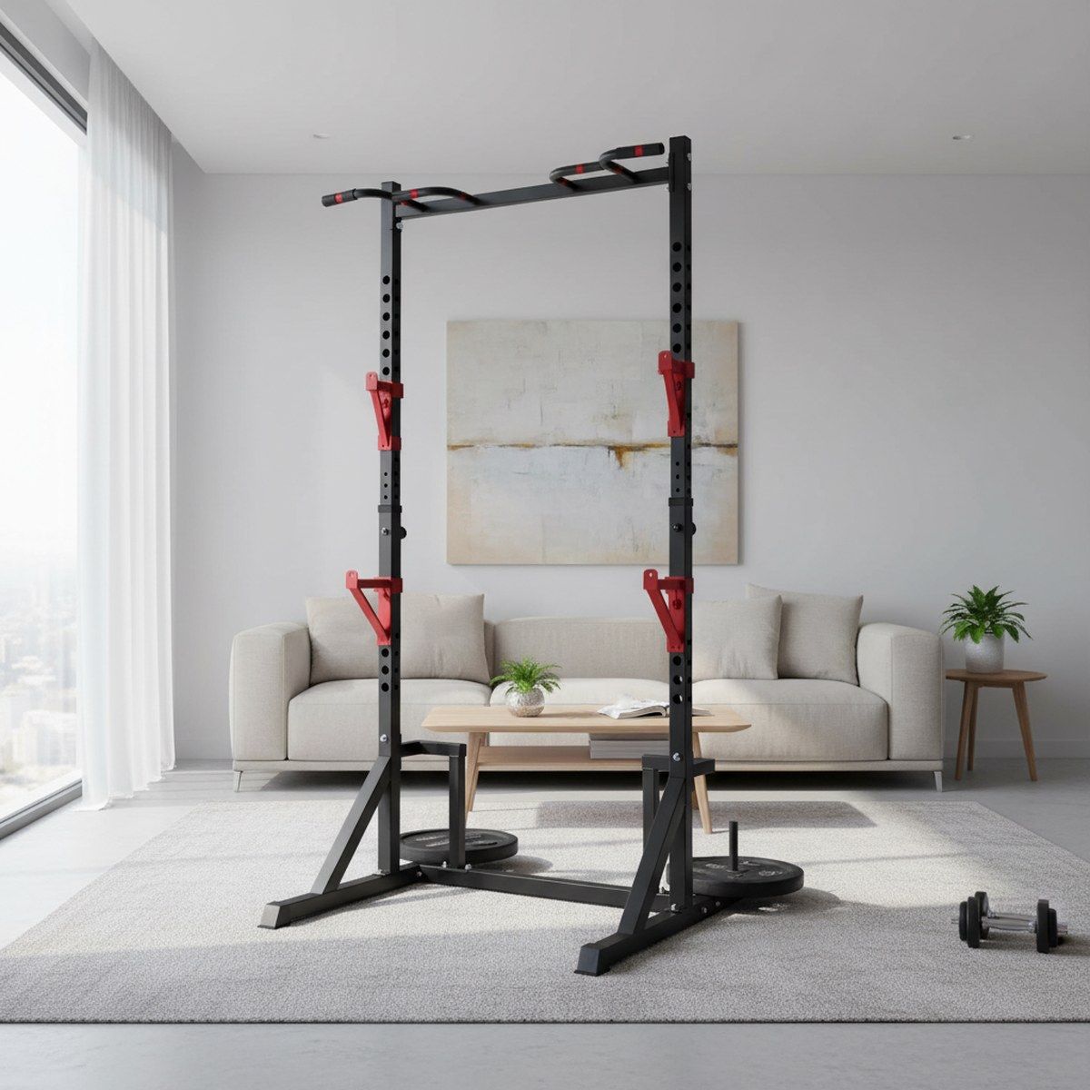 Rak Power yang Dapat Disesuaik - Home Gym Equipments ulasan dan harga