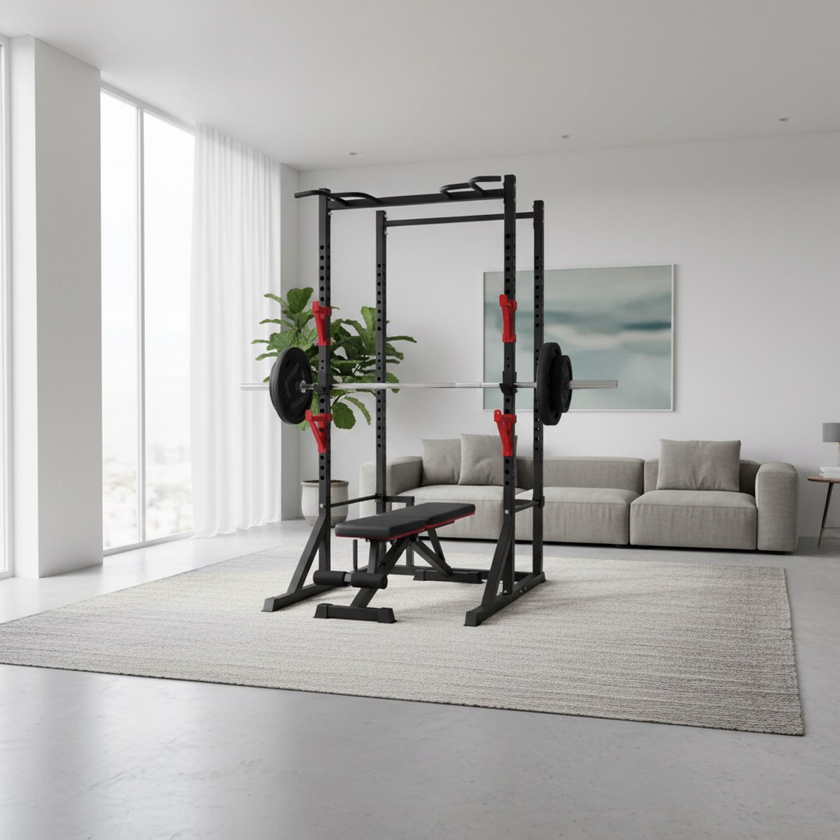 Rak Power yang Dapat Disesuaik - Home Gym Equipments ulasan dan harga