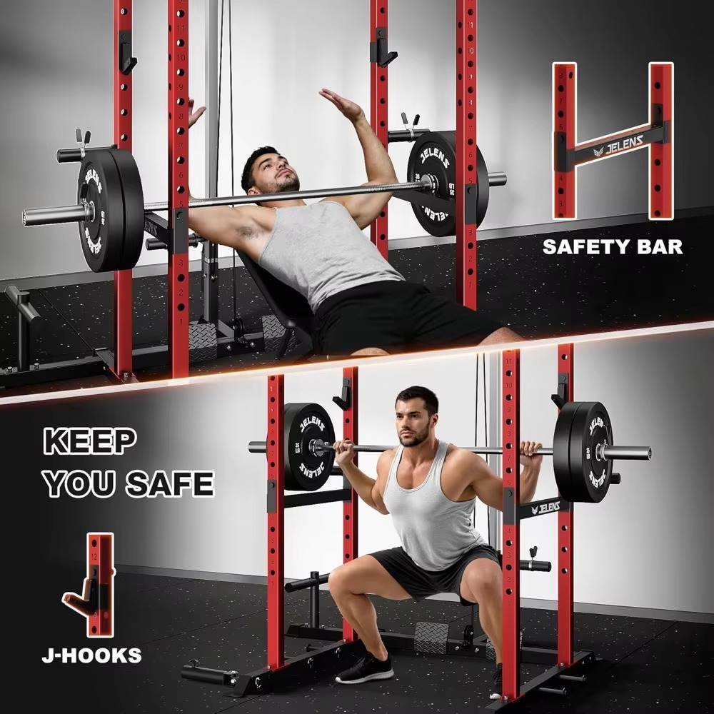 Rak Multifungsi S21 Power Cage - Home Gym Rack With Cables ulasan dan harga