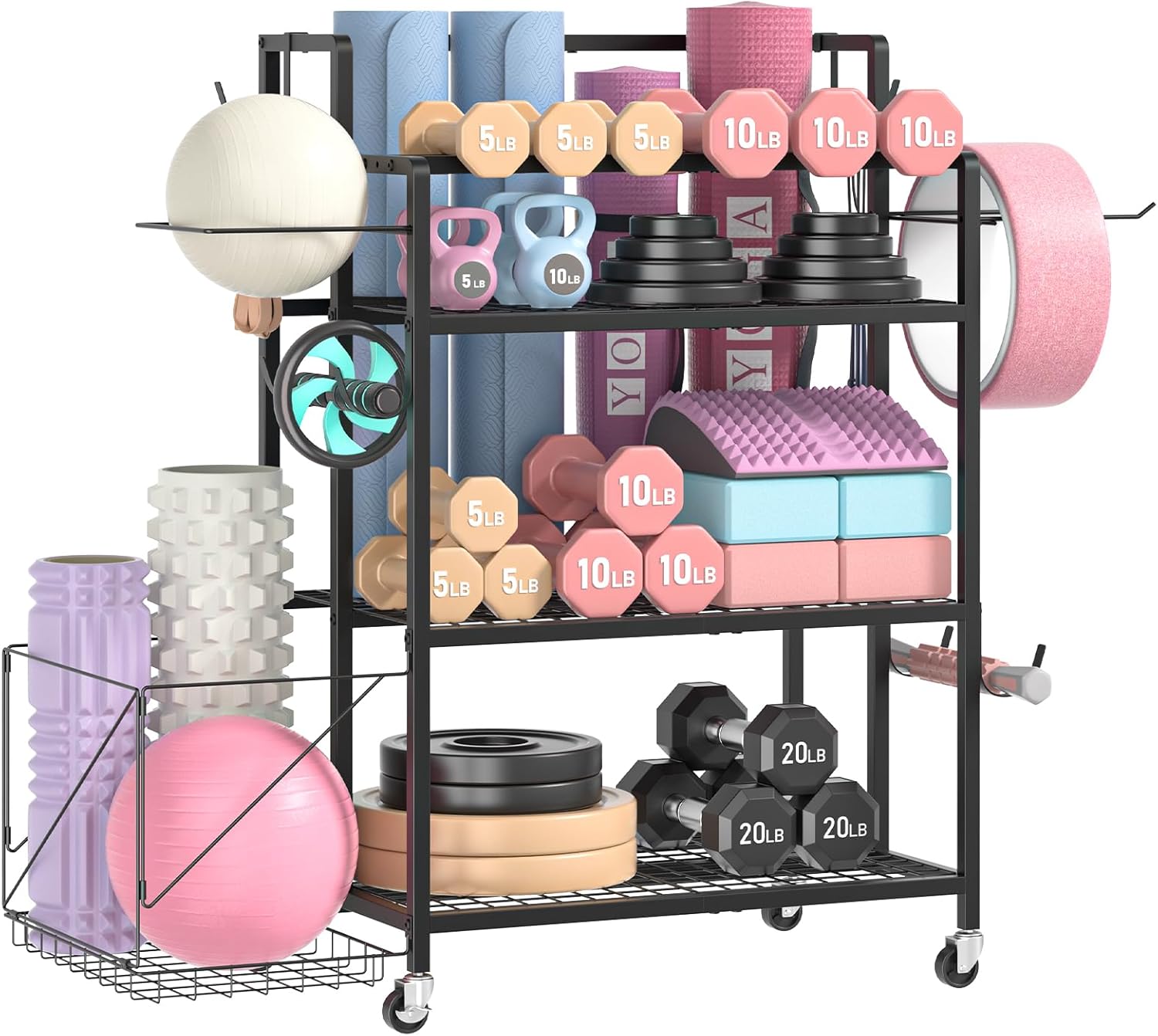 Penyimpanan Peralatan Gym Ruma - Home Gym Equipments ulasan dan harga