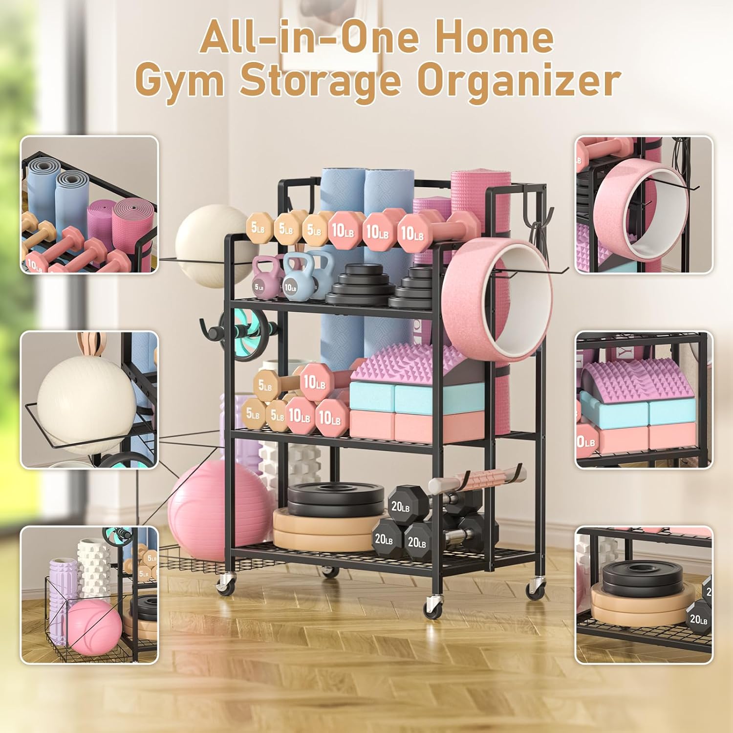 Penyimpanan Peralatan Gym Ruma - Home Gym Equipments ulasan dan harga