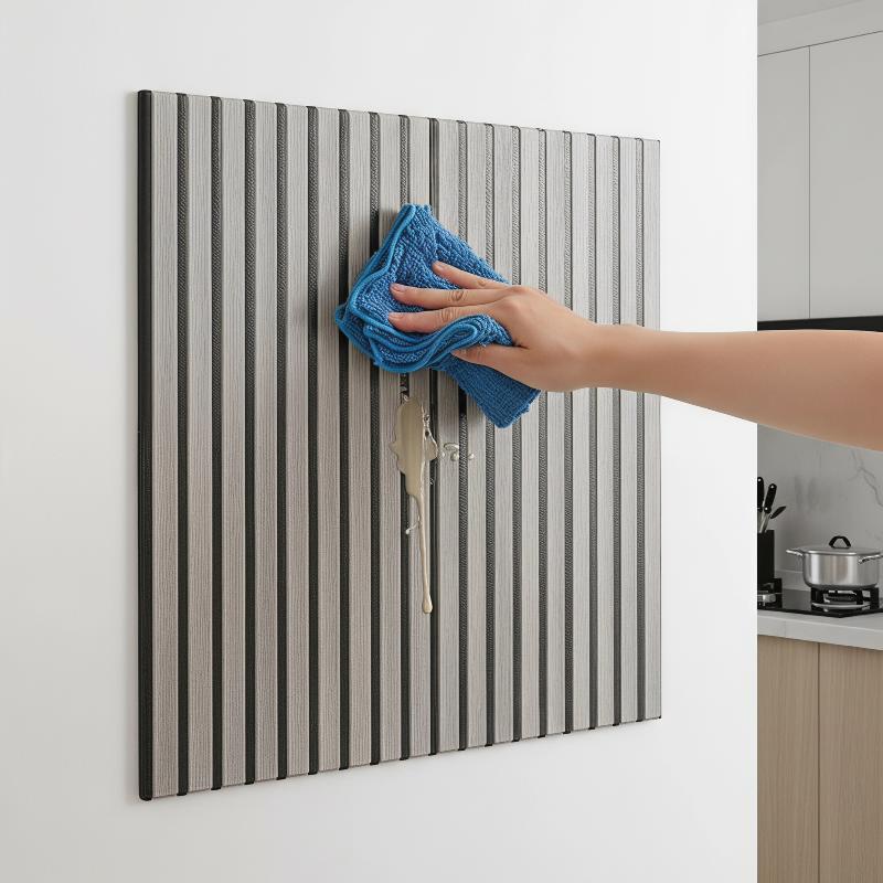 Panel Dinding Kayu 3D Ramah Li - Home Gym Wallpaper ulasan dan harga