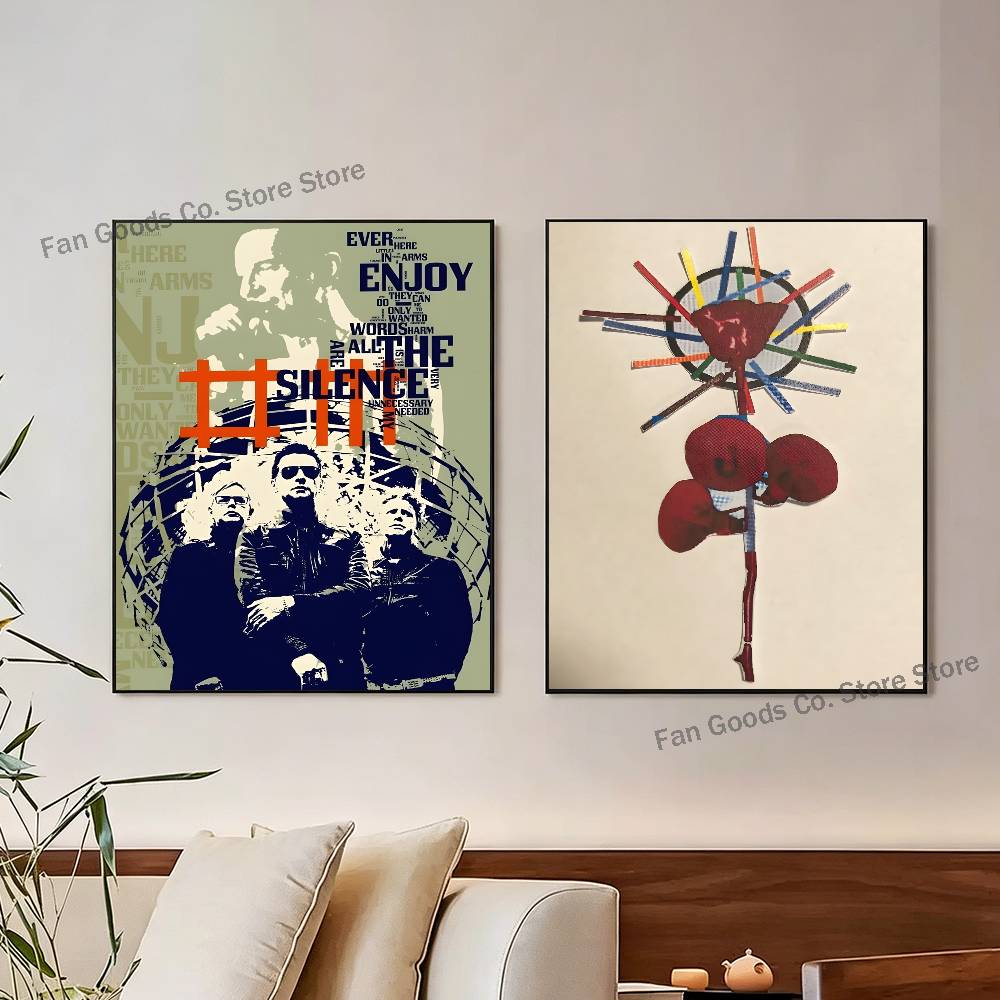 Poster Band D-Depeche-Mode Luk - Home Gym Wallpaper ulasan dan harga