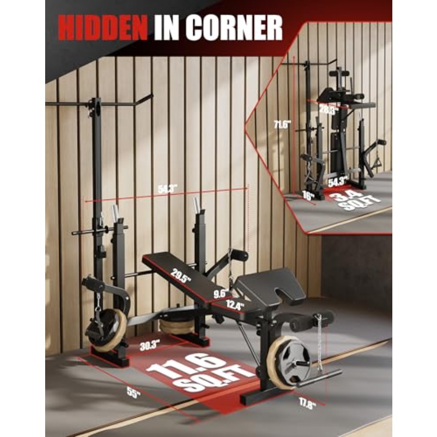 Set Bangku Latihan Kekuatan Ho - Home Gym Leg Extension ulasan dan harga