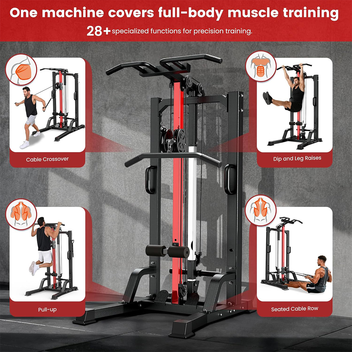 Mesin Gym Rumah Pooboo - Siste - Home Gym All In One ulasan dan harga