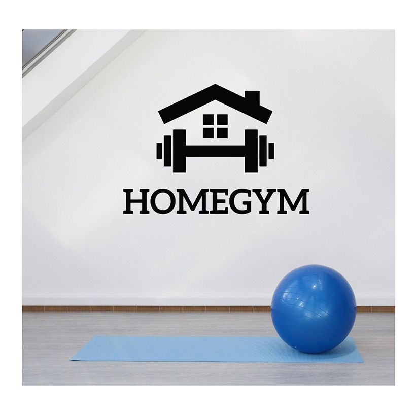 Stiker Dapat Dilepas, Stiker D - Home Gym Wallpaper ulasan dan harga