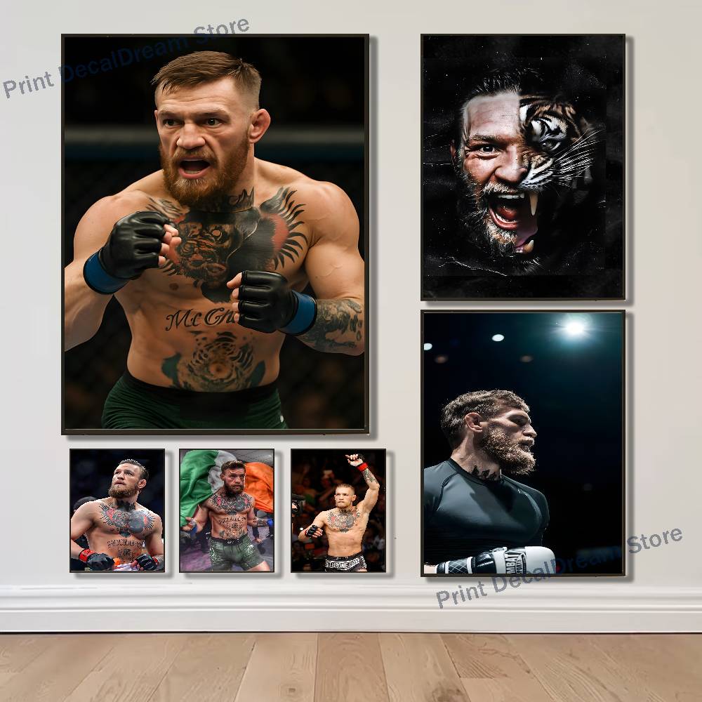 Poster C-Conor Mcgregor Lukisa - Home Gym Wallpaper ulasan dan harga