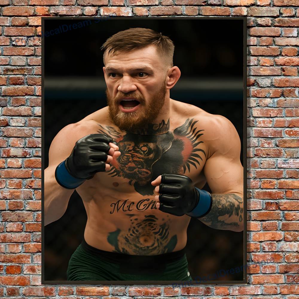 Poster C-Conor Mcgregor Lukisa - Home Gym Wallpaper ulasan dan harga