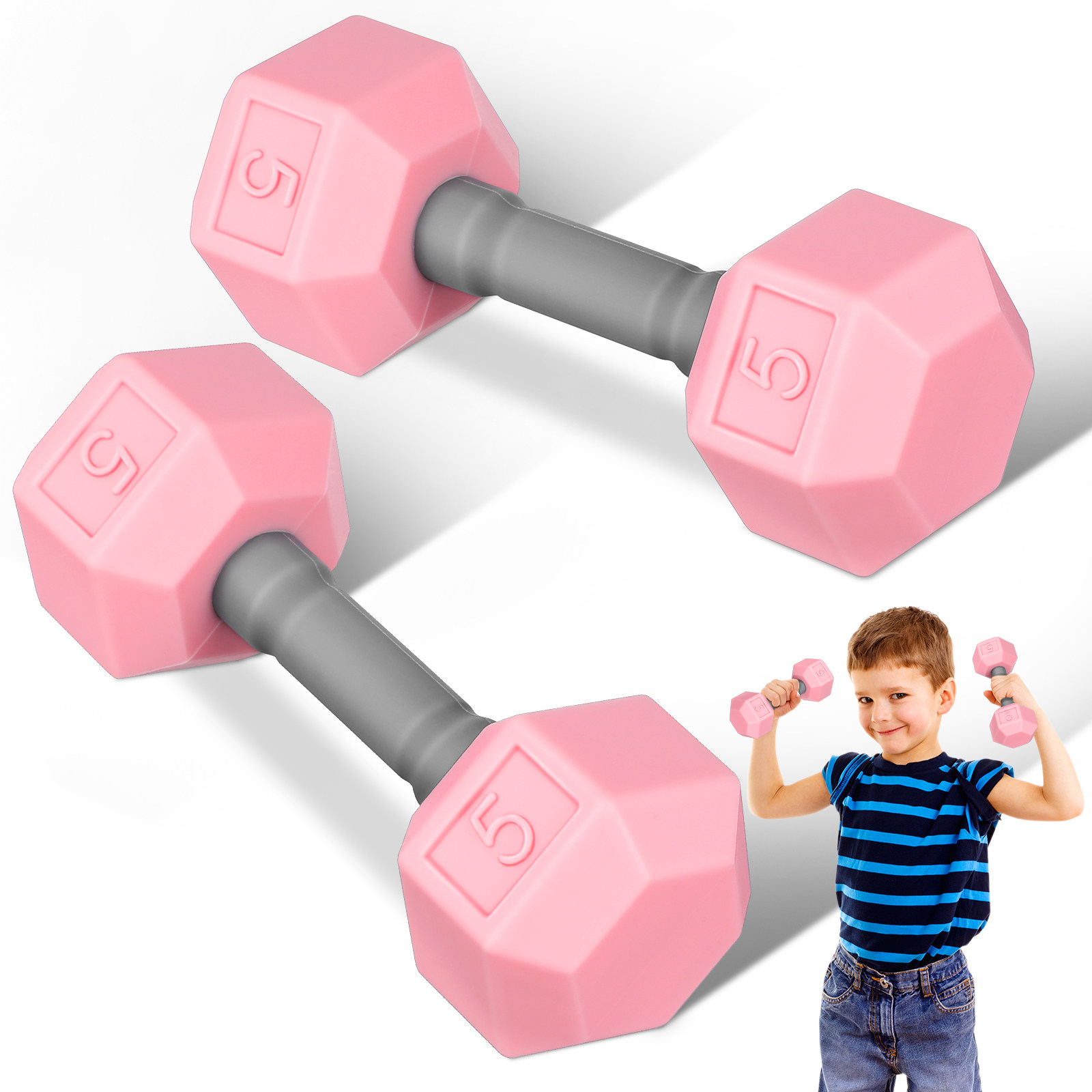 2 Buah Set Dumbbell Mini Silik - Home Gym For Toddlers ulasan dan harga