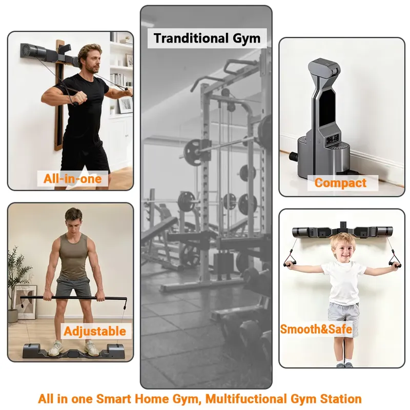 Peralatan Gym Multifungsi Mesi - Home Gym Rack With Cables ulasan dan harga