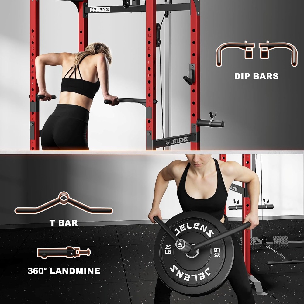 Rak Power Cage Multifungsi 200 - Home Gym Rack With Cables ulasan dan harga