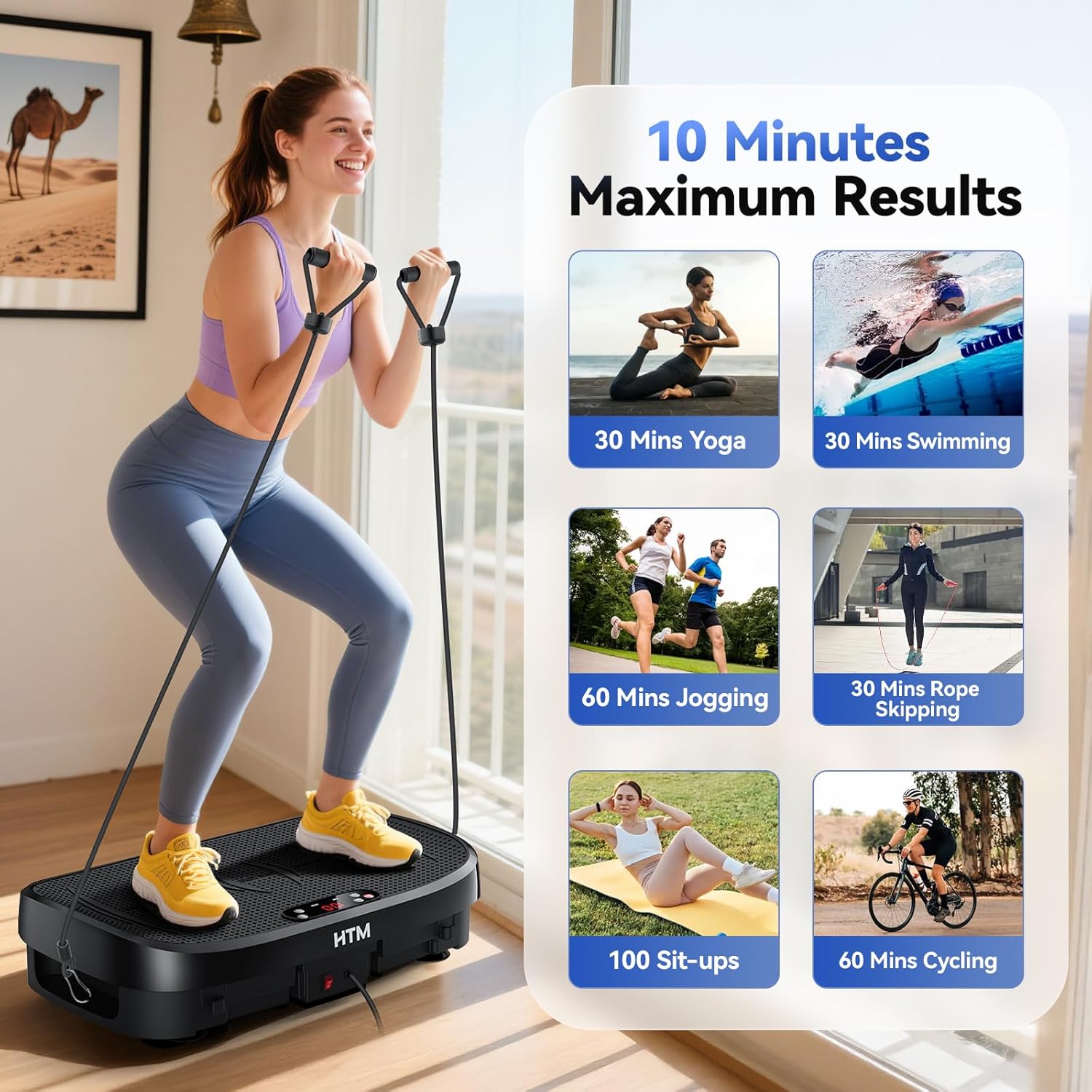 Papan Getar Pembakar Lemak Pla - Home Gym Leg Extension ulasan dan harga