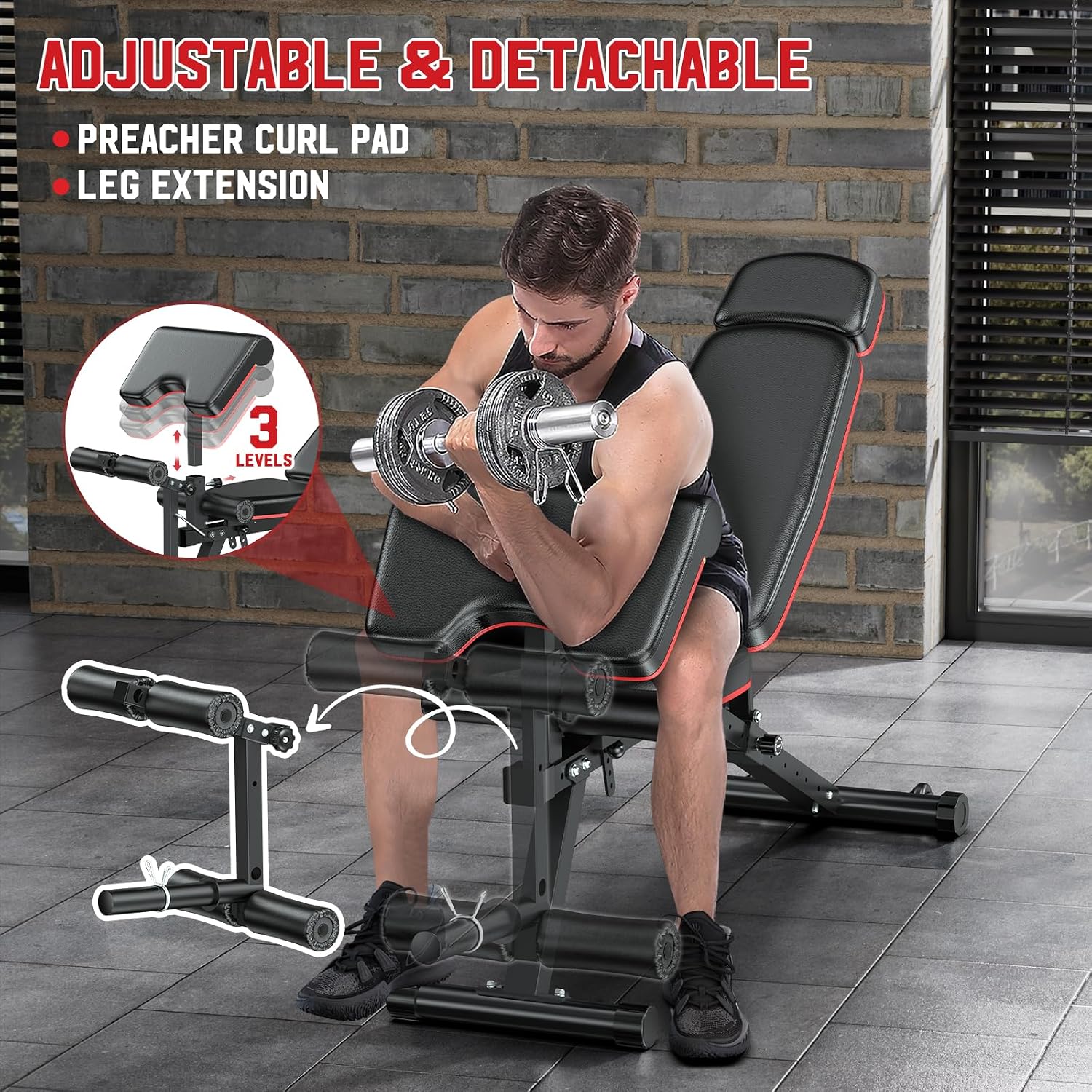 Bangku Olahraga dengan Ekstens - Home Gym Leg Extension ulasan dan harga