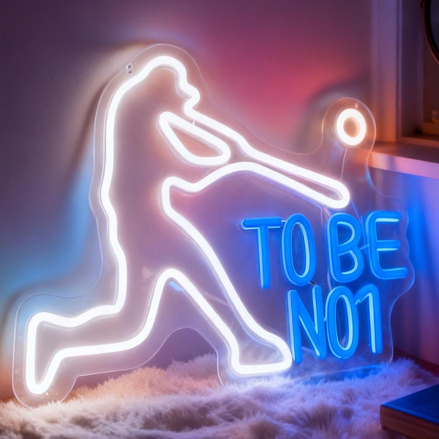 Lampu LED Neon Sign USB Dimmab - Home Gym Neon Sign ulasan dan harga