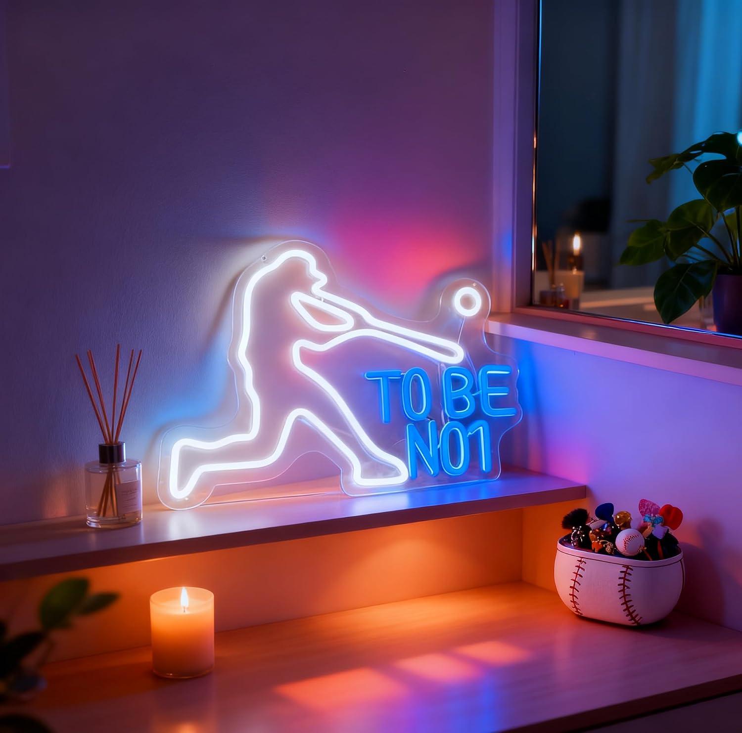 Lampu LED Neon Sign USB Dimmab - Home Gym Neon Sign ulasan dan harga