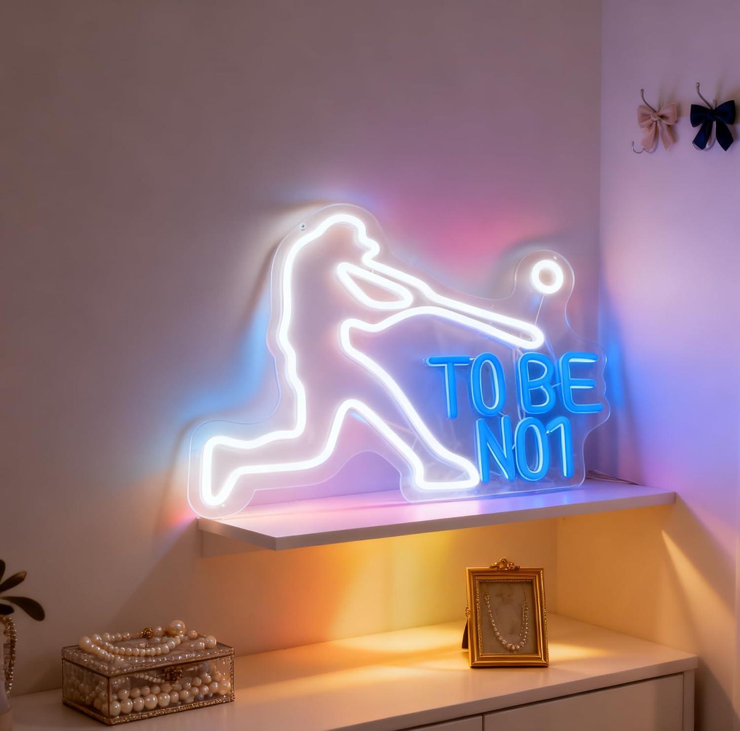 Lampu LED Neon Sign USB Dimmab - Home Gym Neon Sign ulasan dan harga