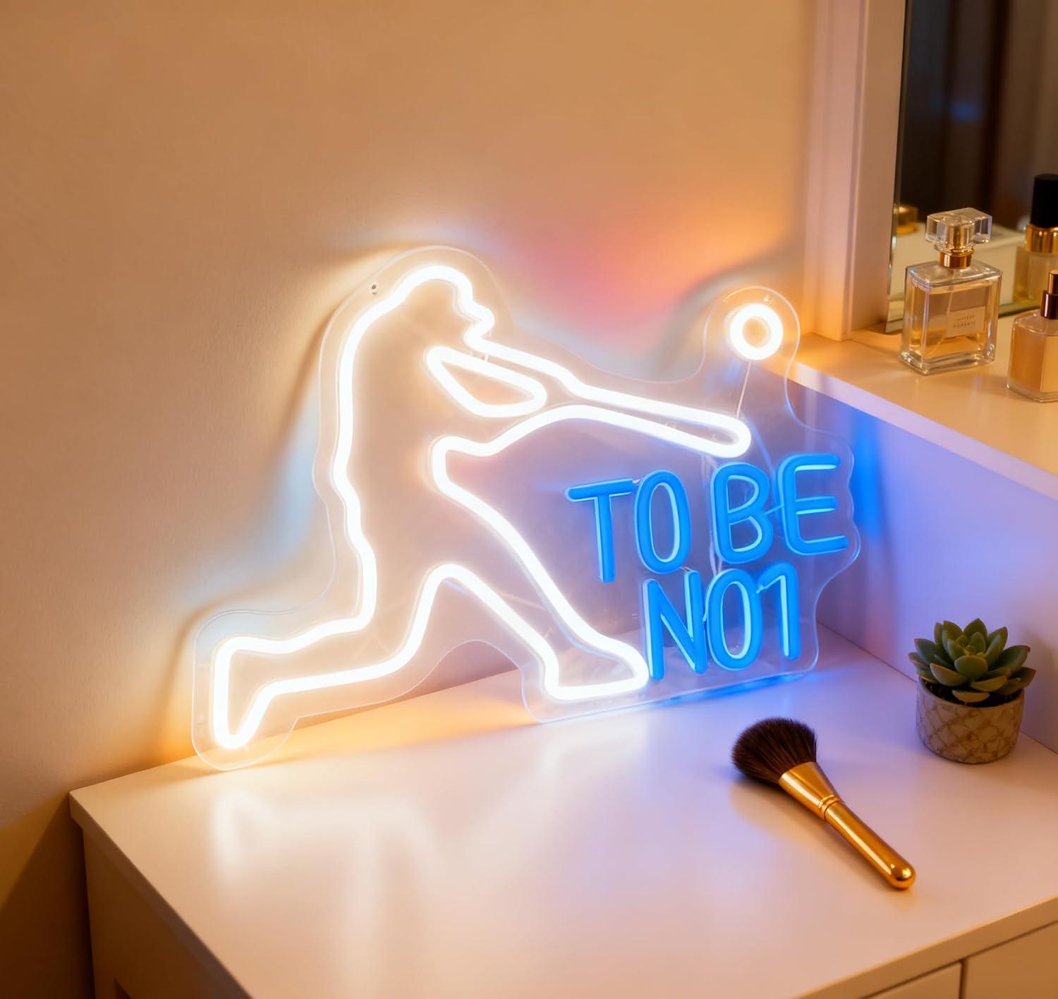Lampu LED Neon Sign USB Dimmab - Home Gym Neon Sign ulasan dan harga