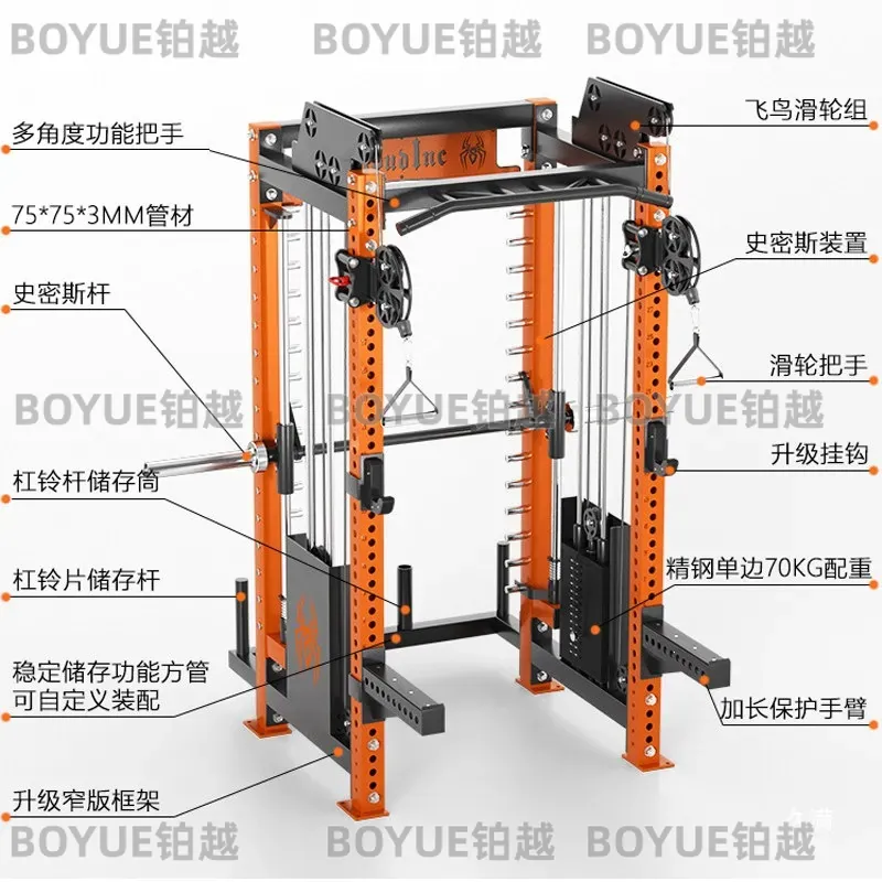 Rak Squat Gym Rumah Multifungs - Home Gym Rack With Cables ulasan dan harga