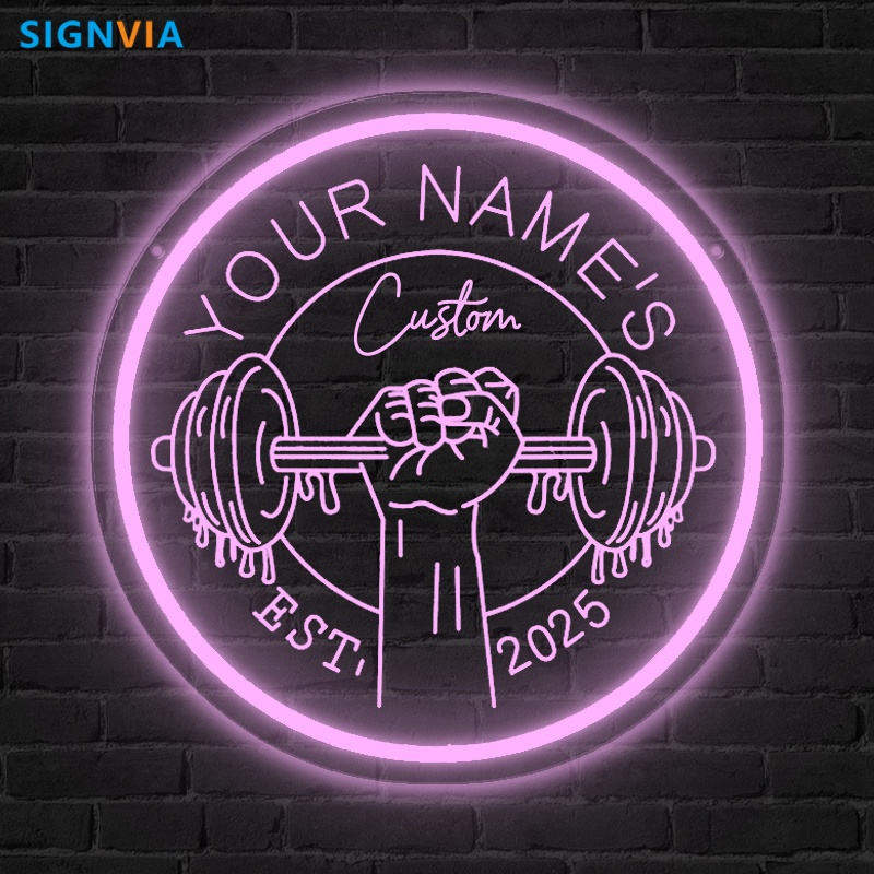 Lampu Dinding Bertenaga USB De - Home Gym Neon Sign ulasan dan harga