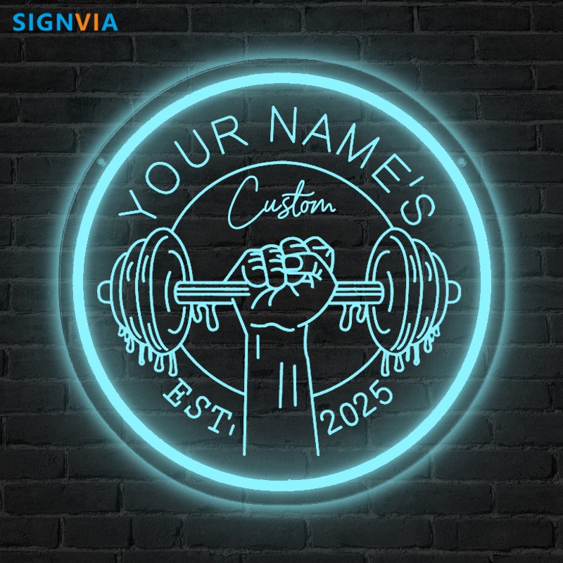 Lampu Dinding Bertenaga USB De - Home Gym Neon Sign ulasan dan harga
