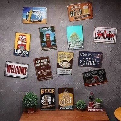 Seni Dinding Logam Vintage, De - Home Gym Installation ulasan dan harga
