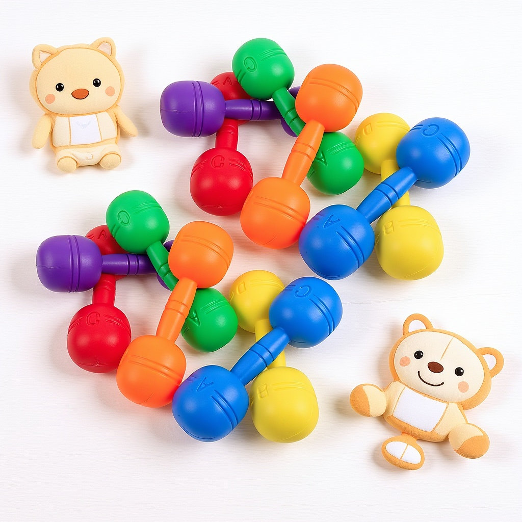12Pcs Dumbbell Plastik Anak da - Home Gym For Toddlers ulasan dan harga