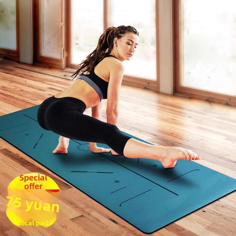 Matras Yoga PU Karet Anti Seli - Gymnastics Mat Thick ulasan dan harga