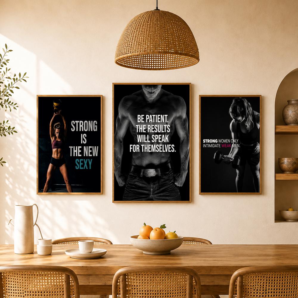 Motivasi Kebugaran Gym, Poster - Home Gym Wallpaper ulasan dan harga
