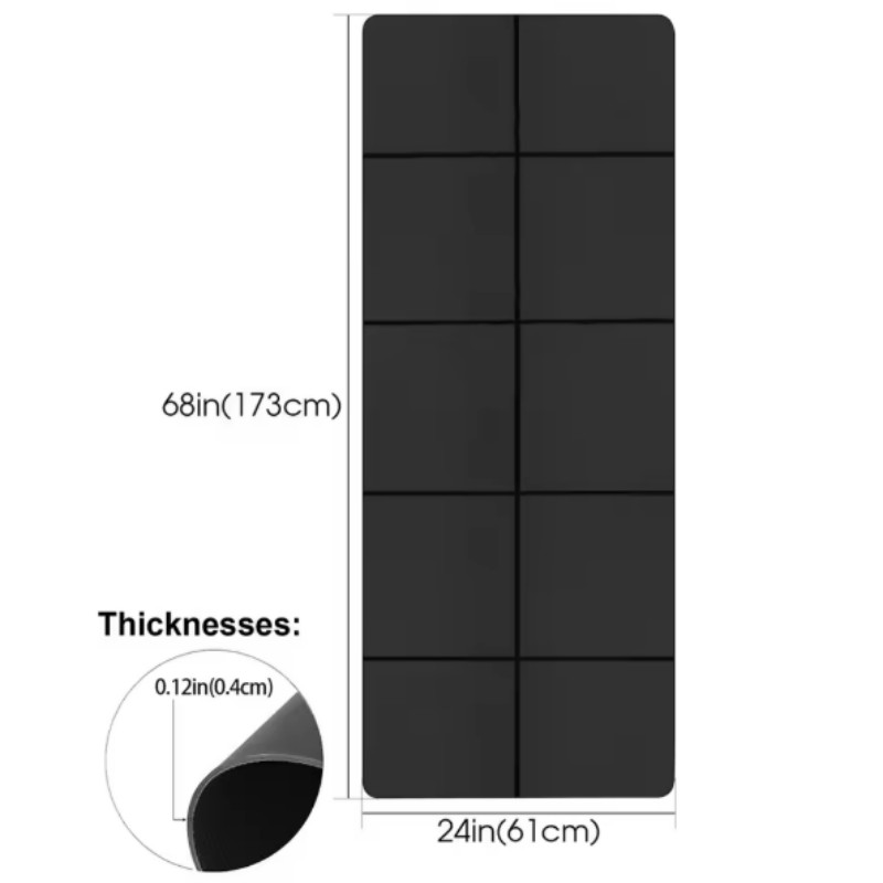 Matras Yoga Anti-selip Olahrag - Gymnastics Mat Thick ulasan dan harga