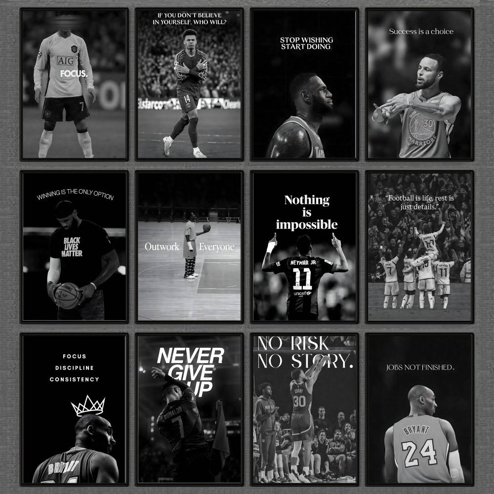 Poster Kutipan Inspiratif Atle - Home Gym Wallpaper ulasan dan harga
