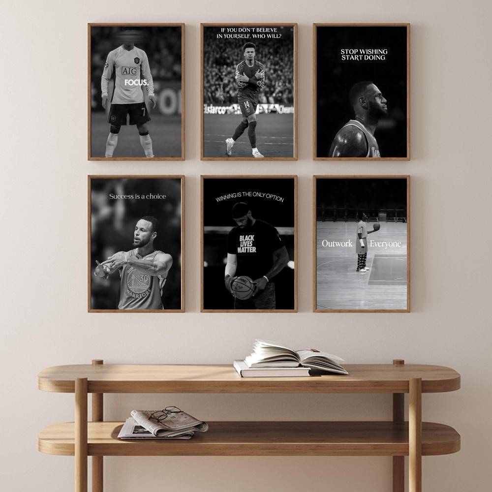 Poster Kutipan Inspiratif Atle - Home Gym Wallpaper ulasan dan harga