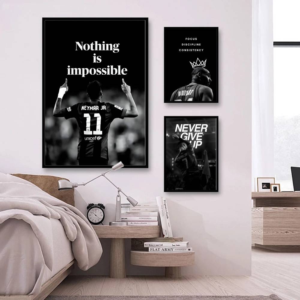 Poster Kutipan Inspiratif Atle - Home Gym Wallpaper ulasan dan harga