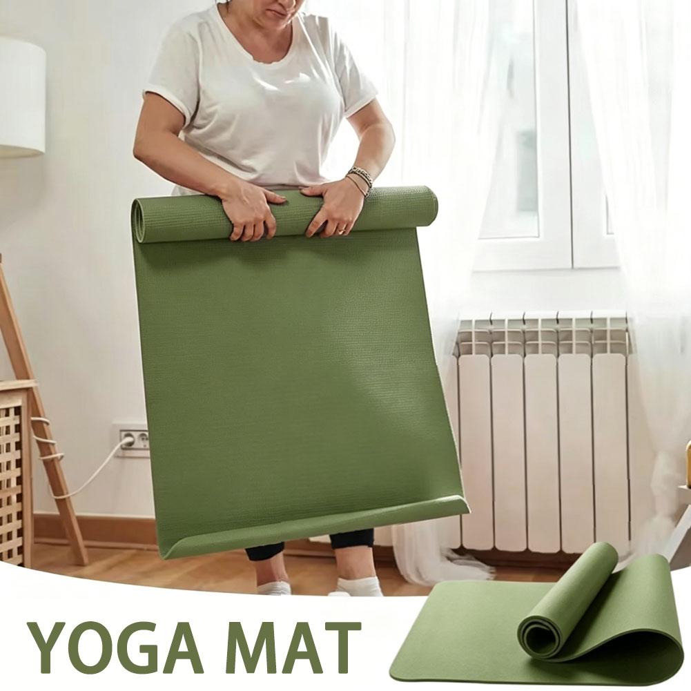 Matras Yoga Tebal Anti-selip M - Gymnastics Mat Thick ulasan dan harga