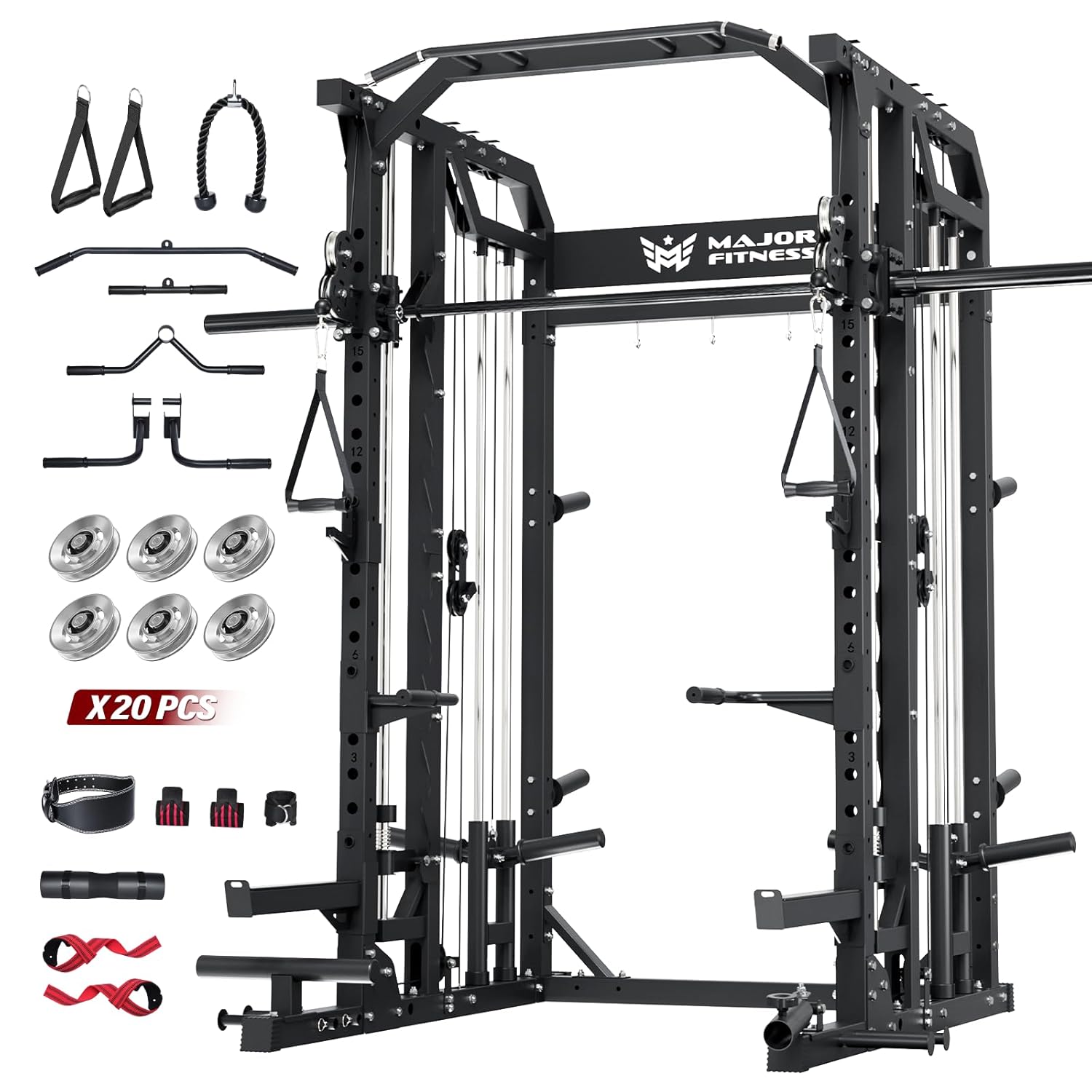Smith Machine Home Gym Squat R - Home Gym Rack With Cables ulasan dan harga