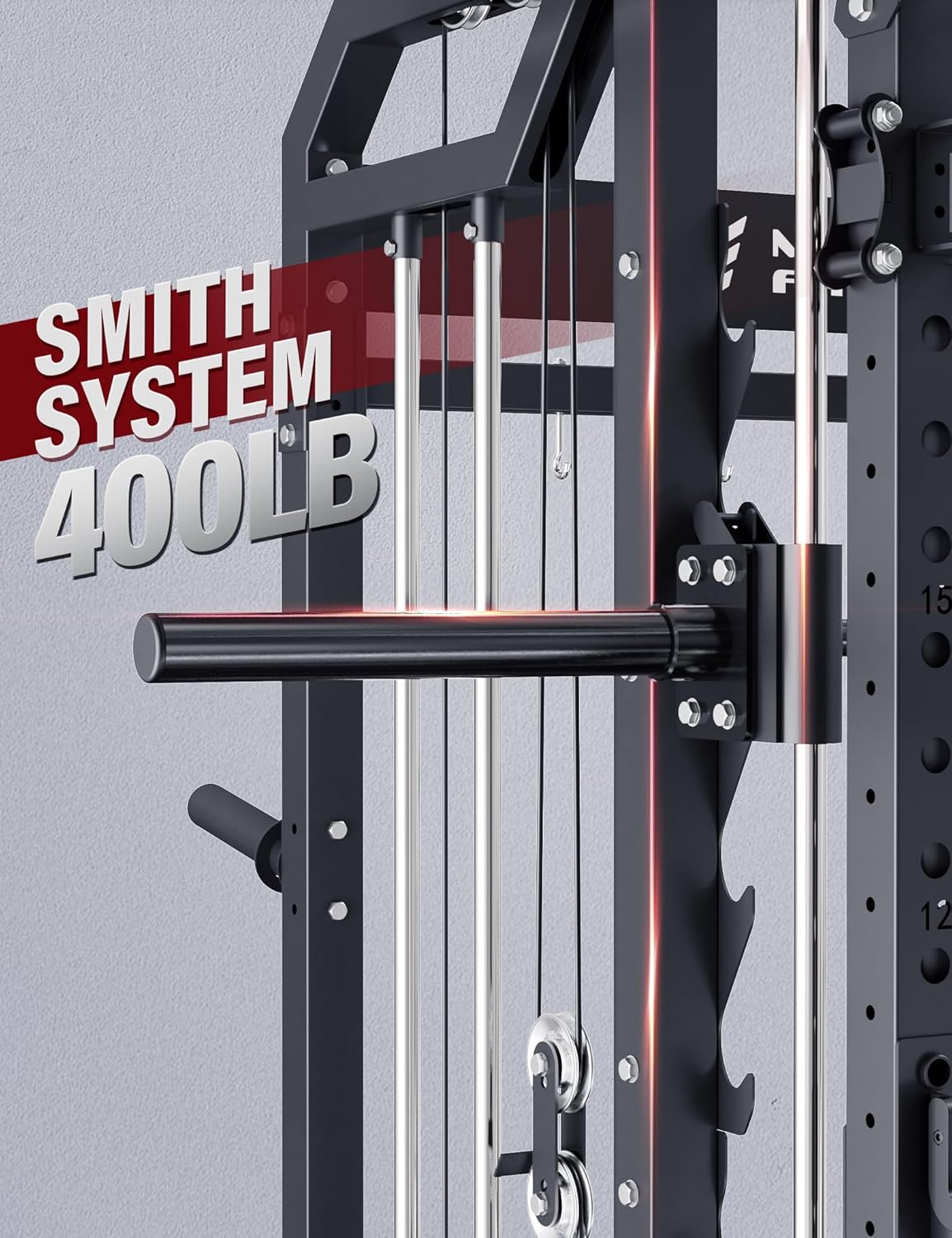 Smith Machine Home Gym Squat R - Home Gym Rack With Cables ulasan dan harga