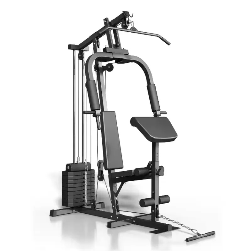 Rak Kekuatan Multifungsi Satu  - Home Gym Rack With Cables ulasan dan harga