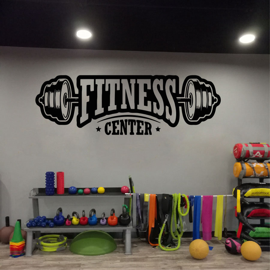 Gym Vinyl Dekorasi Dinding Dec - Home Gym Wallpaper ulasan dan harga