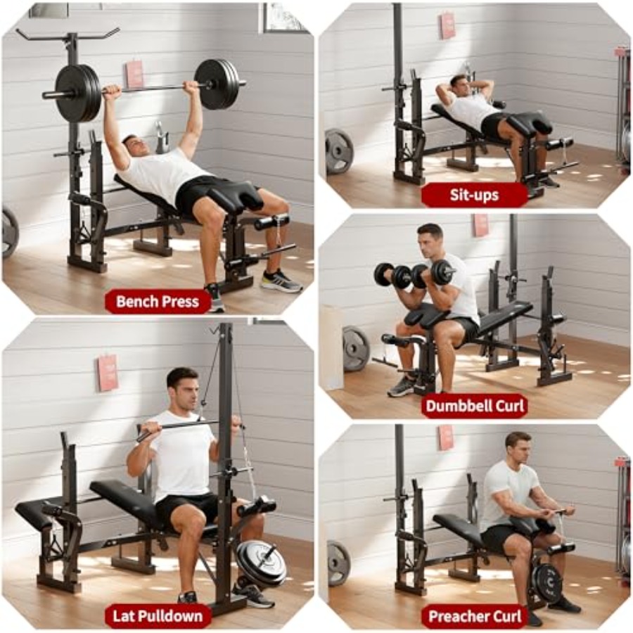 Set Bangku Angkat Beban untuk  - Home Gym Leg Extension ulasan dan harga
