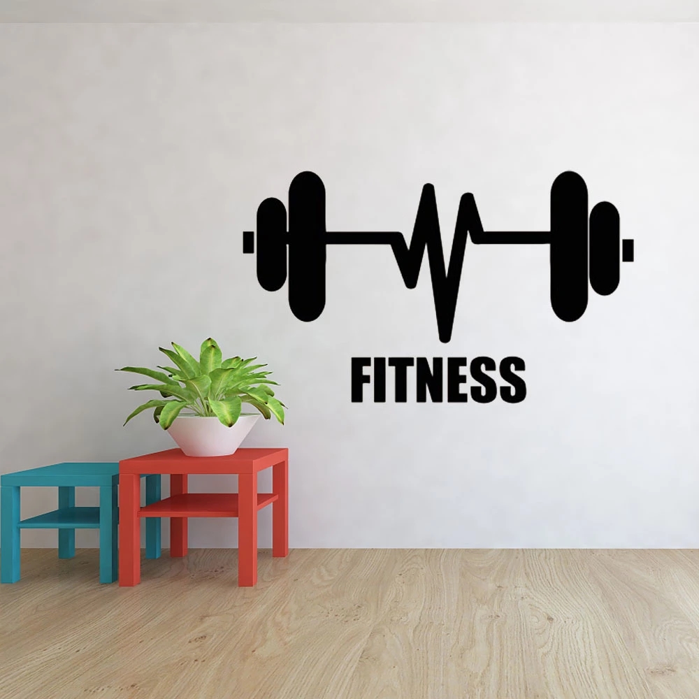 Stiker dinding budaya GYM, 1 b - Home Gym Wallpaper ulasan dan harga