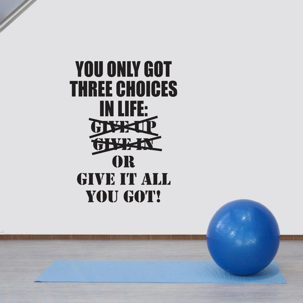 Stiker dinding budaya GYM, 1 b - Home Gym Wallpaper ulasan dan harga