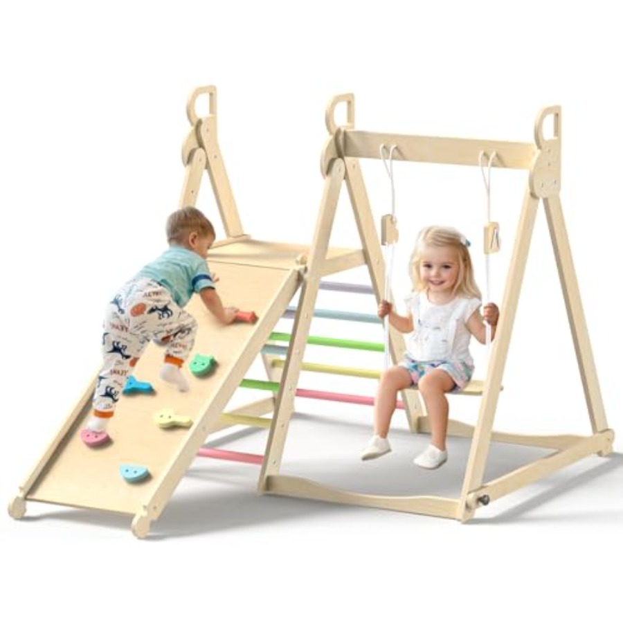 Gym panjat anak-anak dalam rua - Home Gym For Toddlers ulasan dan harga